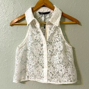 Zara crochet crop top